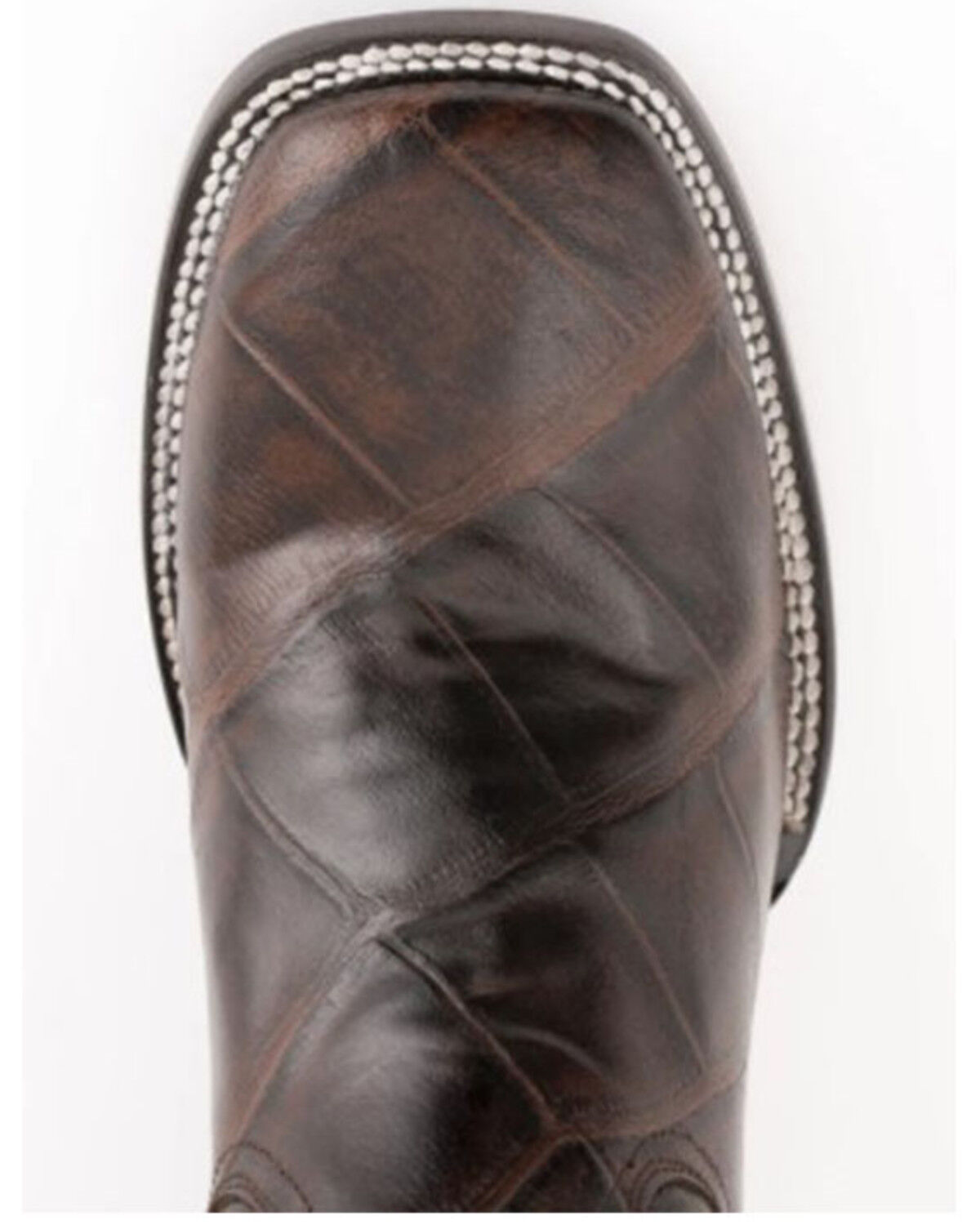 Image #4 - Ferrini Men's Jeese Brown Alligator Print Western Boots - Broad Square Toe, Brown, hi-res