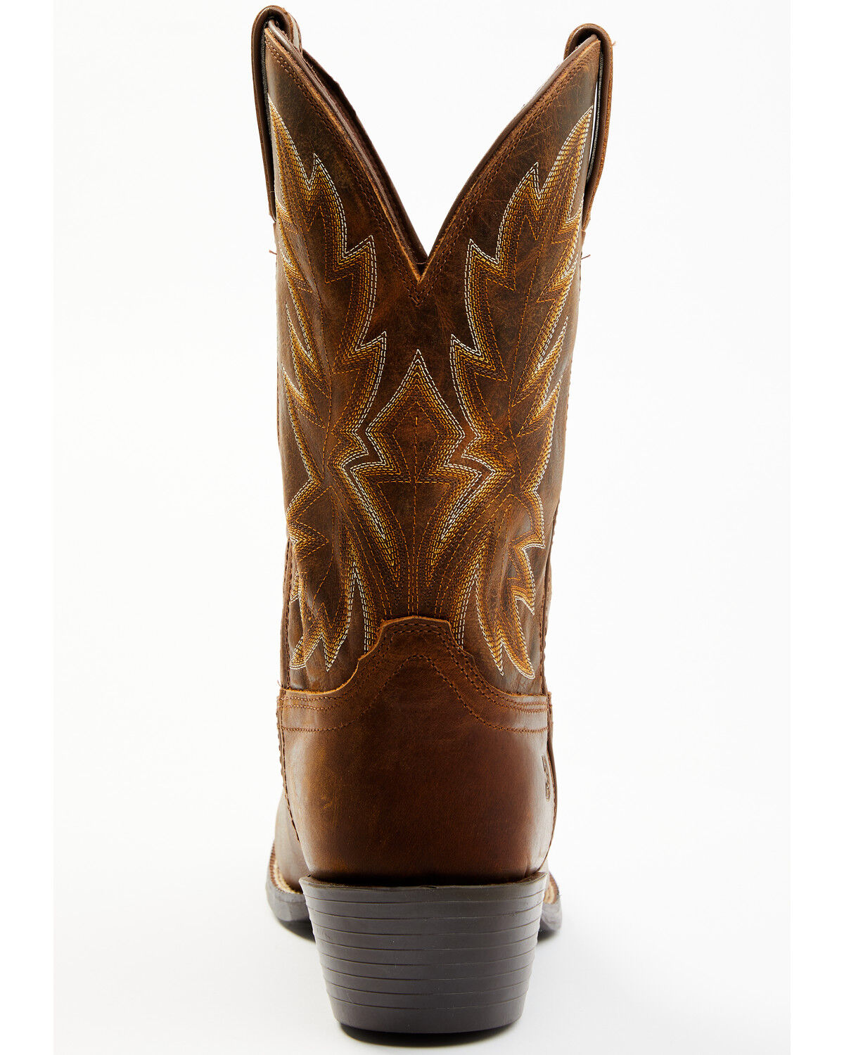 Image #5 - Durango Men's Westward Roughstock Western Boots - Broad Square Toe, Brown, hi-res