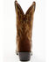 Image #5 - Durango Men's Westward Roughstock Western Boots - Broad Square Toe, Brown, hi-res