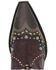 Old Gringo Women's Cherrie Studded Fashion Booties - Snip Toe, Black/red, hi-res