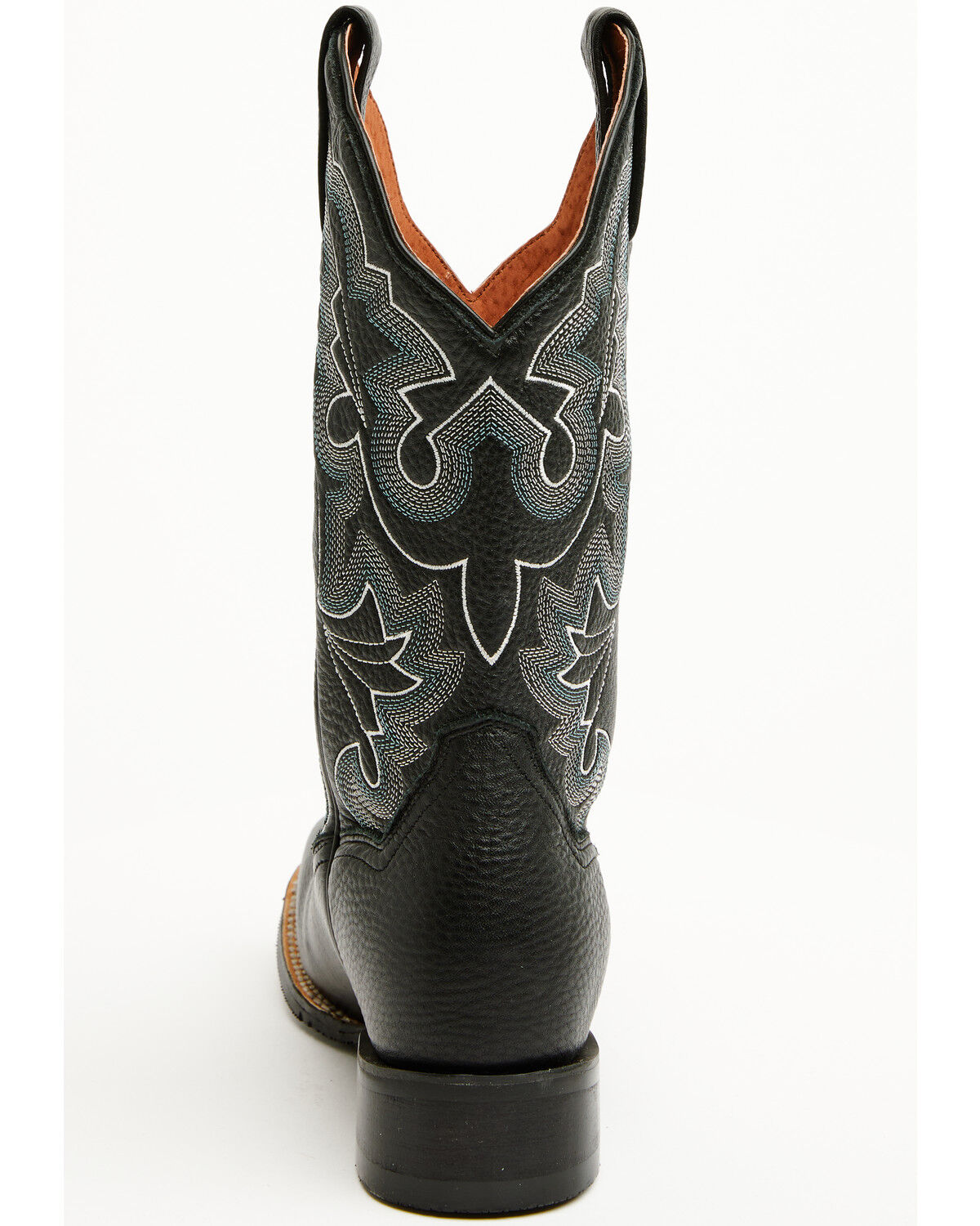 Image #5 - Dan Post Women's Lizzie Performance Western Boots - Broad Square Toe, Black, hi-res