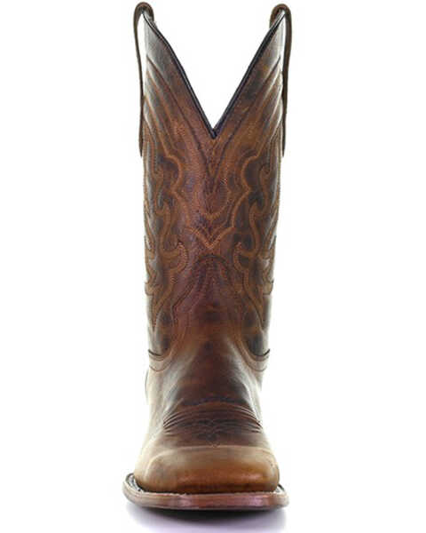 Image #3 - Corral Men's Embroidery Western Boots - Broad Square Toe, Brown, hi-res