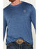 Image #3 - Ariat Men's Charger Camo Circle Logo Long Sleeve Performance T-Shirt , Blue, hi-res