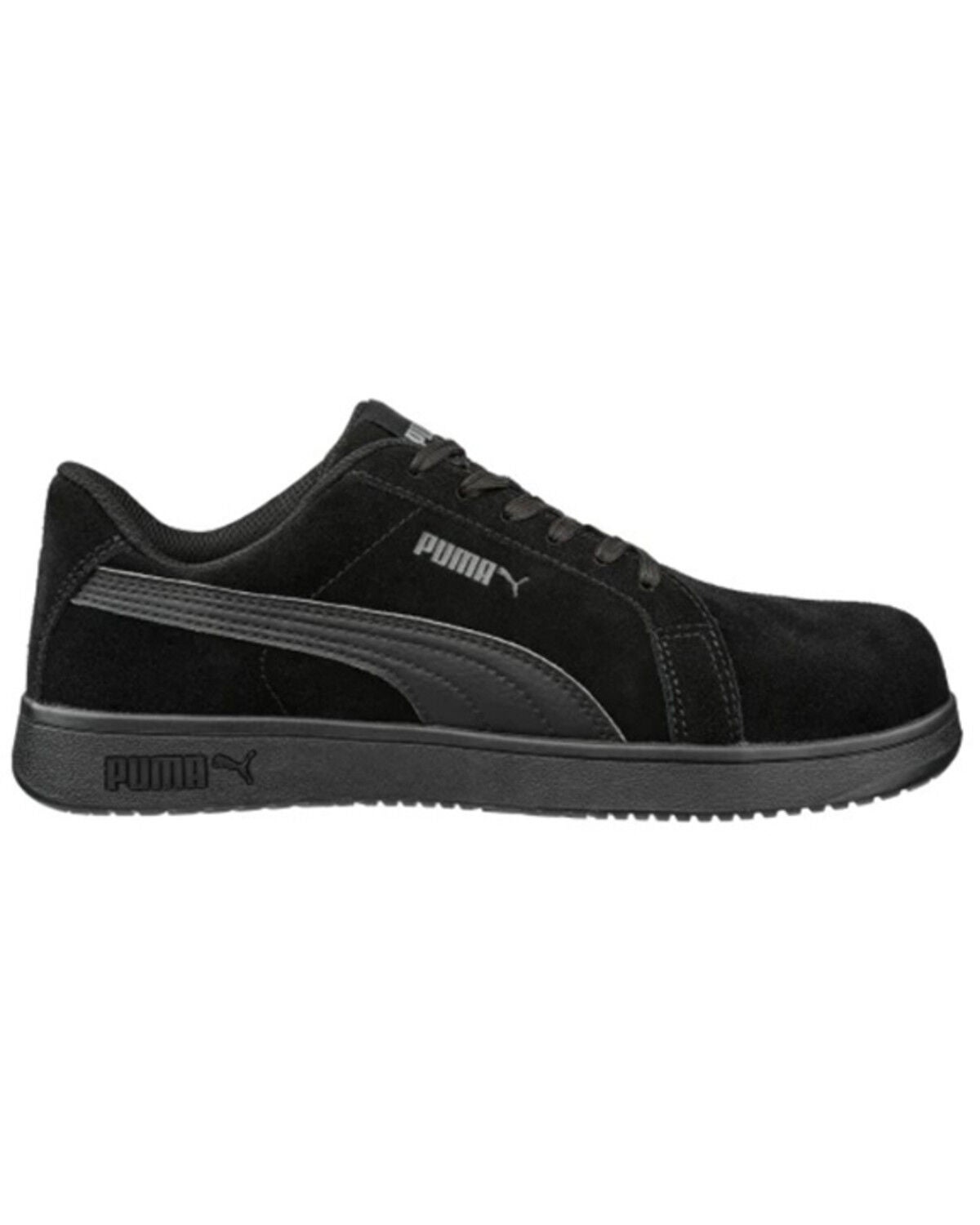Puma Safety Men's Iconic Suede Work Shoes - Composite Toe, Black, hi-res