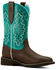 Image #1 - Ariat Women's Callie Performance Western Boots - Broad Square Toe, Brown, hi-res
