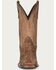 Image #3 - Circle G Men's Orix Caiman Patchwork Western Boots - Broad Square Toe, Tan, hi-res
