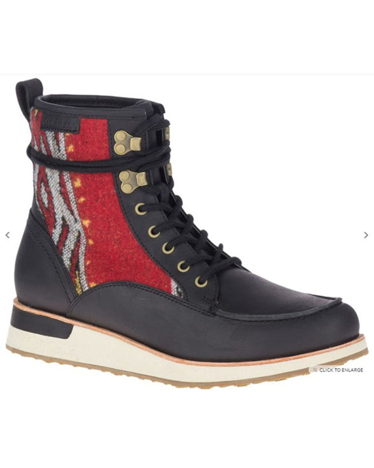 Merrell boots red new arrivals laces