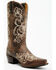 Image #1 - Shyanne Women's Lasy Floral Embroidered Western Boots - Snip Toe, Brown, hi-res