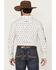 Image #4 - Ariat Men's Team Perkins Geo Print Long Sleeve Button-Down Western Shirt, White, hi-res