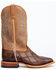 Image #2 - Horse Power Men's Patchwork Western Boots - Broad Square Toe, Brown, hi-res