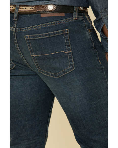 Image #5 - Cody James Men's Saguaro Dark Wash Stretch Slim Bootcut Jeans , Blue, hi-res