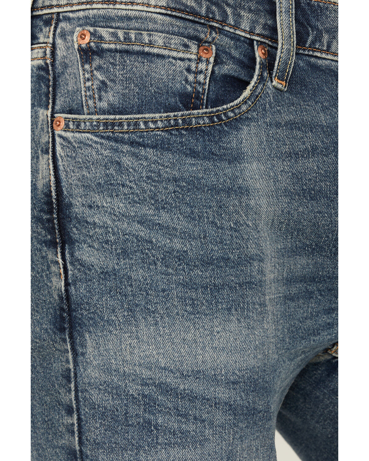 Image #2 - Levi's Men's 514™ Medium Wash Straight Stretch Denim Jeans, Medium Wash, hi-res