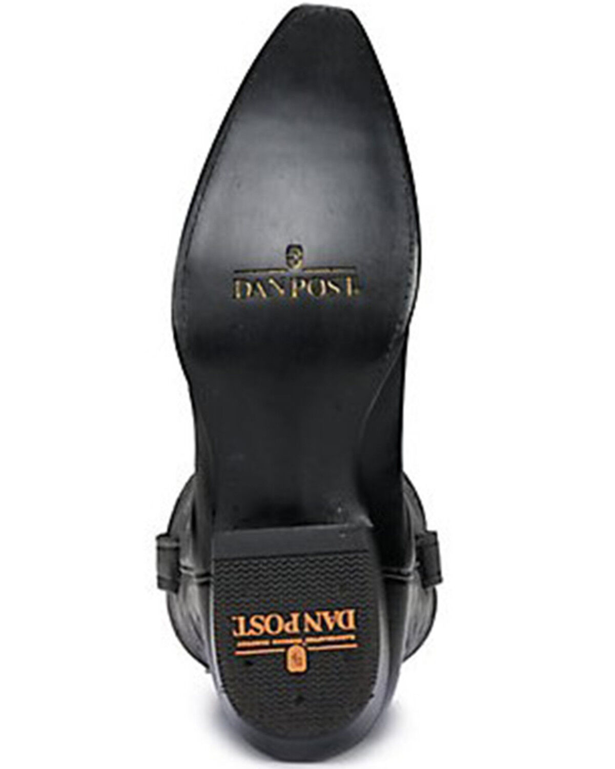 Image #7 - Dan Post Men's Milwaukee Western Boots - Snip Toe, Black, hi-res