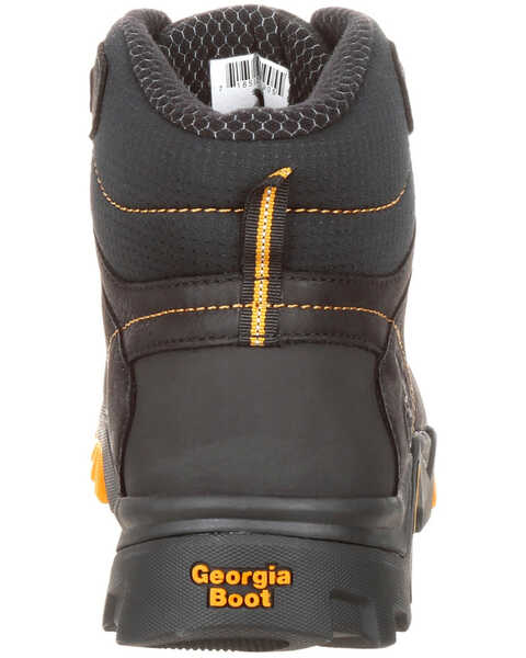 Georgia Boot Men's Amplitude Waterproof Work Boots - Round Toe, Black, hi-res