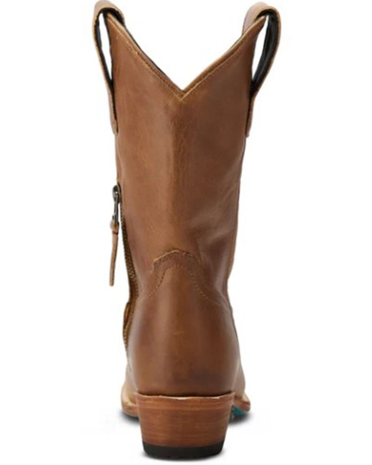 Image #5 - Lane Women's Plain Jane Midi Western Boots - Round Toe, Brown, hi-res