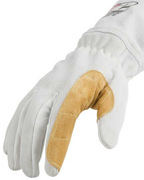 212 Performance Men's FR Arc Premium MIG Welding Work Gloves, White, hi-res