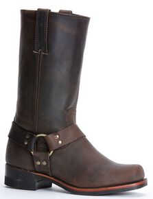 Frye Men's Harness Engineer 12R Boots - Square Toe, Gaucho, hi-res