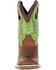 Image #5 - Durango Boys' Lil Rebel Pro Lime Western Boots - Square Toe, Brown, hi-res