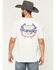 Image #1 - Wrangler Men's American Logo Short Sleeve Graphic T-Shirt, Light Grey, hi-res