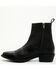 Image #3 - Cody James Men's Larsen Western Ankle Boots - Round Toe, Black, hi-res