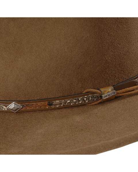 Image #2 - Stetson Men's Mountain Sky Crushable Felt Western Fashion Hat, Acorn, hi-res