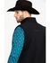 Image #5 - Cinch Men's Solid Bonded Softshell Zip Vest, Black, hi-res