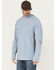 Image #1 - Hawx Men's Sundown Colorblock Hooded Long Sleeve T-Shirt, Light Blue, hi-res