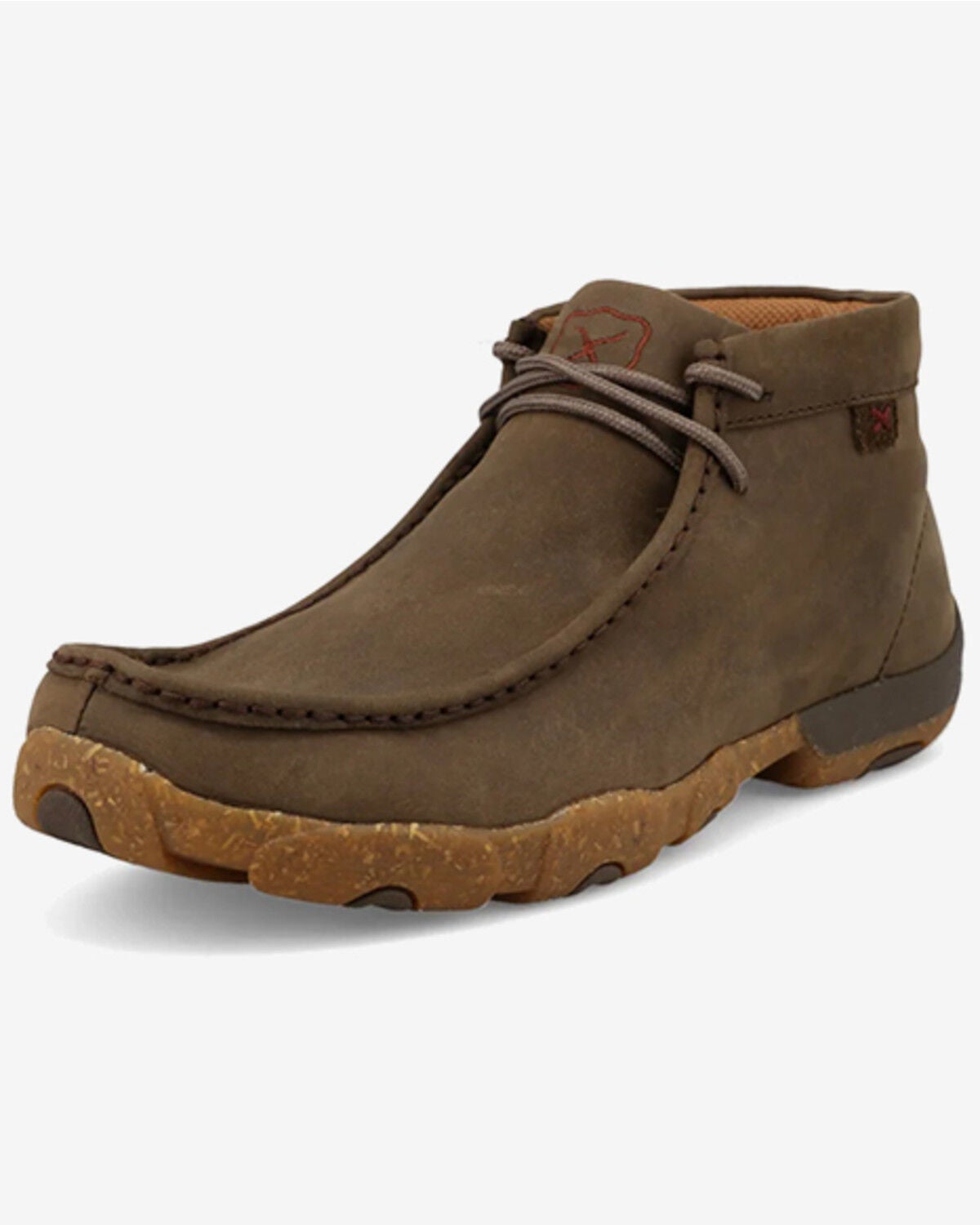 Twisted X Men's Chukka Driving Mocs, Dark Brown, hi-res