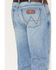 Image #4 - Wrangler Retro Men's Codigo Light Wash Slim Bootcut Stretch Denim Jeans - Long, Blue, hi-res