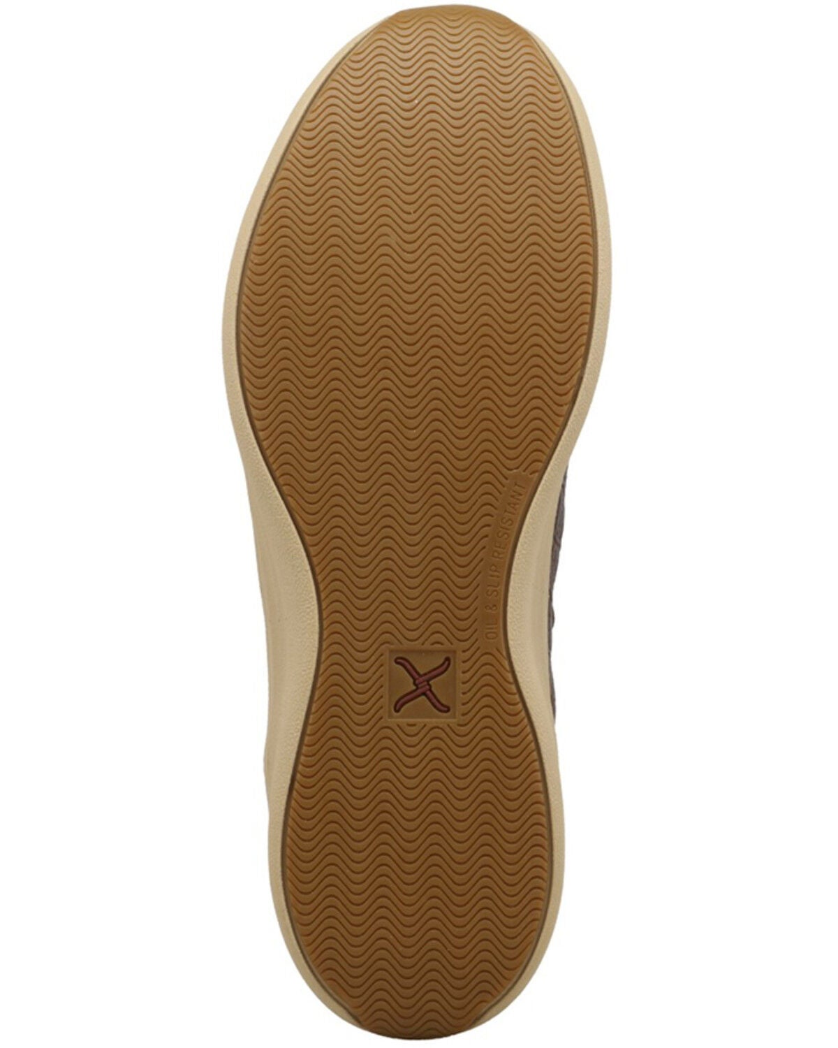 Image #7 - Twisted X Men's Feather X&trade; Caiman Print Casual Shoes - Moc Toe, Brown, hi-res