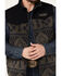 Image #3 - Cinch Men's Southwestern Print Concealed Carry Vest, Navy, hi-res