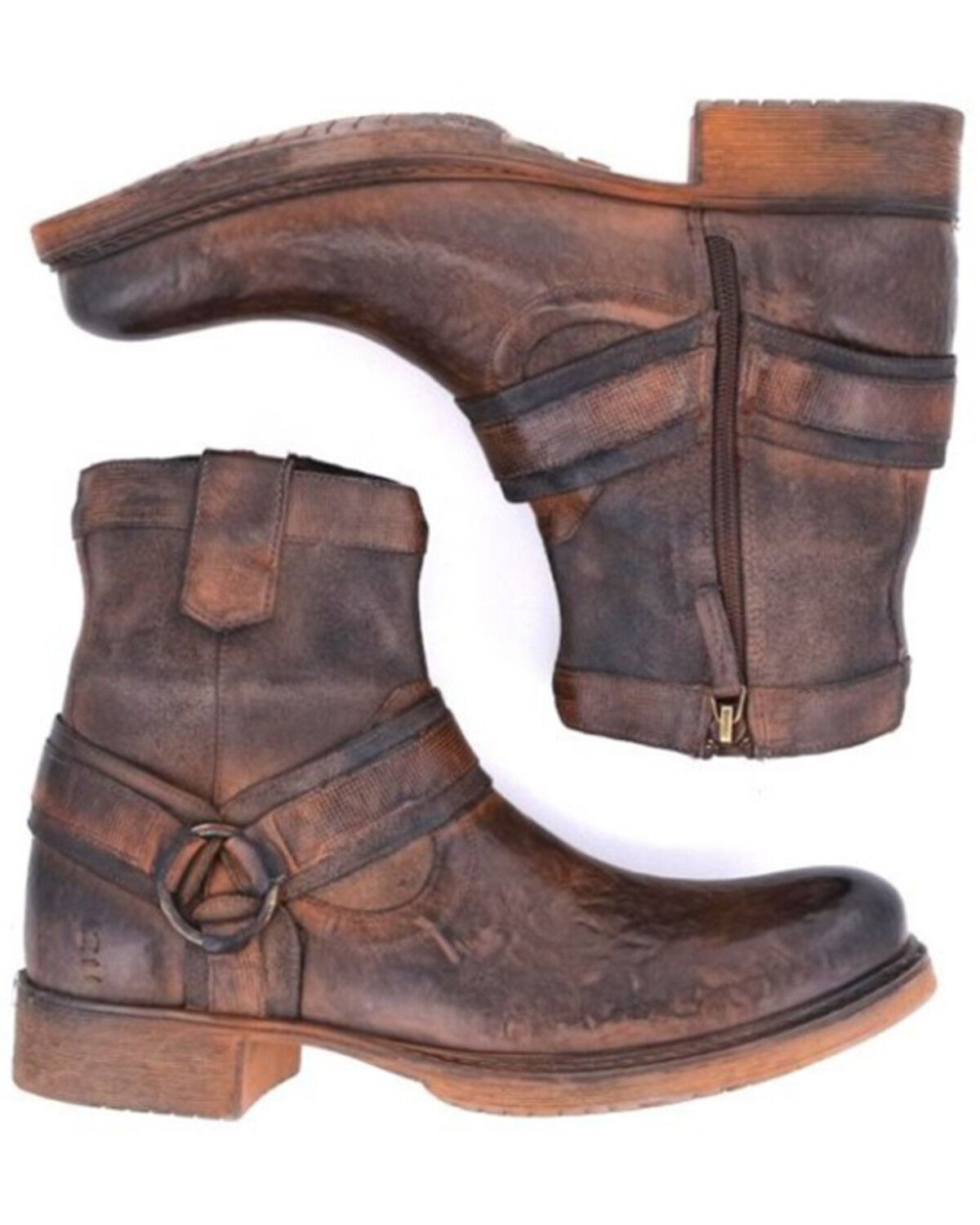 Image #3 - Roan by Bed Stu Men's Colton II Western Casual Boots - Round Toe, Black, hi-res