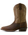 Image #2 - Ariat Men's Sport Outfitter Elephant Print Western Boots - Broad Square Toe, Tan, hi-res