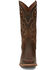 Image #5 - Justin Men's Puncher Brown Western Boots - Broad Square Toe, , hi-res