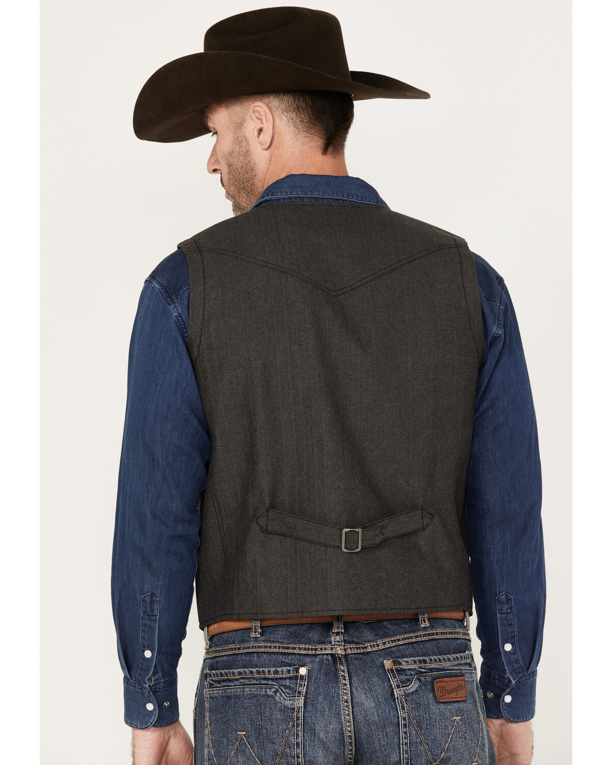 Image #4 - Moonshine Spirit Men's Drifter Herringbone Vest, Grey, hi-res