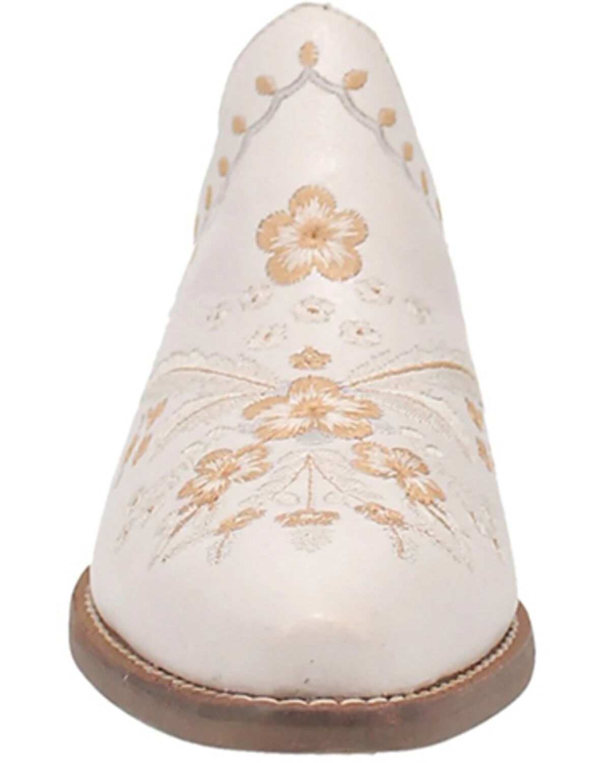 Image #4 - Laredo Women's Wildflower Mules - Snip Toe, White, hi-res