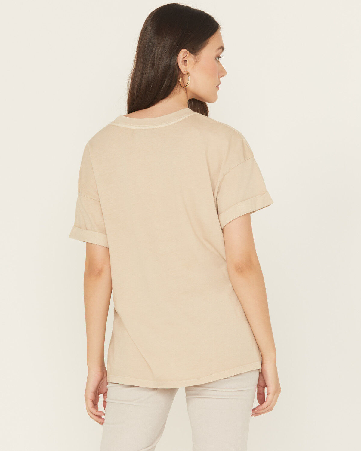 Image #4 - Girl Dangerous Women's Wild Horses Short Sleeve Graphic Tee, Sand, hi-res