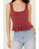 Image #3 - Free People Women's Roller Tank, Maroon, hi-res