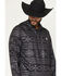 Image #2 - Rock & Roll Denim Men's Southwestern Print Performance Hooded Sweatshirt, Black, hi-res