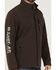 RANK 45 Men's Rodeo Southwestern Logo Sleeve Zip-Front Softshell Jacket , Brown, hi-res