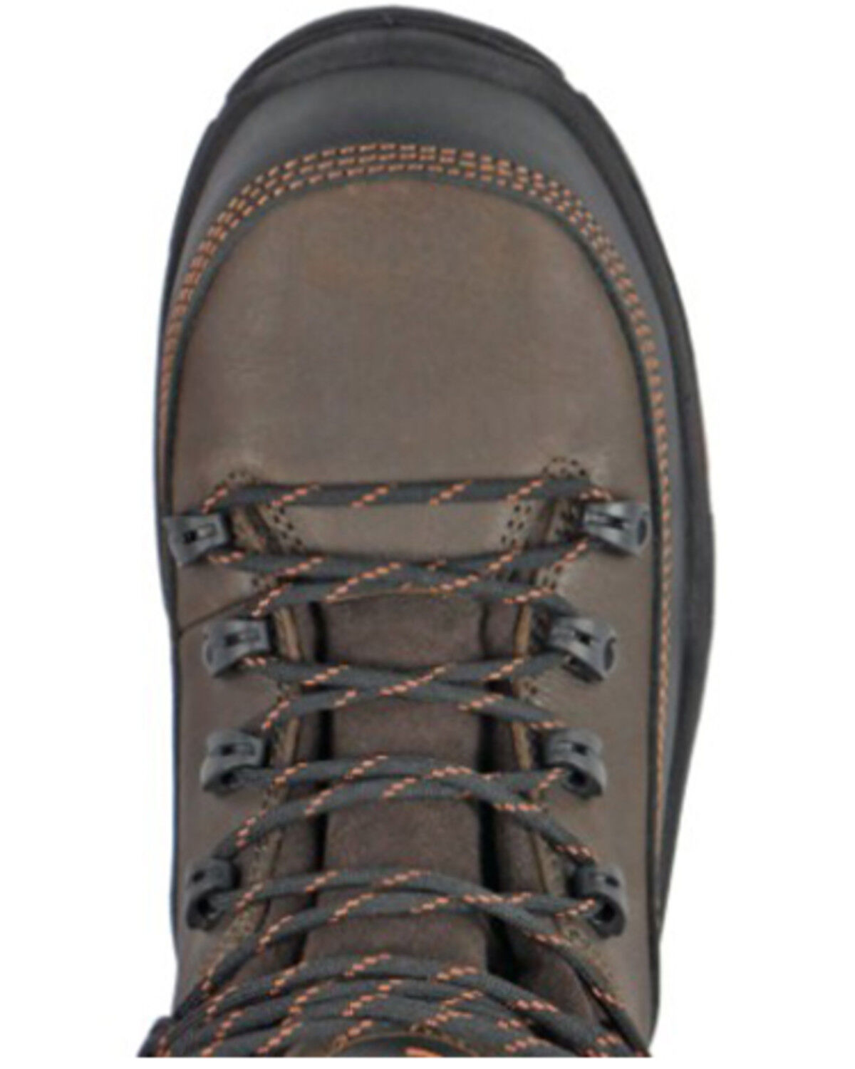 Image #6 - Hoss Men's Traverse 6" Lace-Up Waterproof Work Boots - Composite Toe, Brown, hi-res