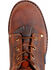 Image #6 - Carolina Men's 8" Waterproof Work Boots - Soft Round Toe, Brown, hi-res