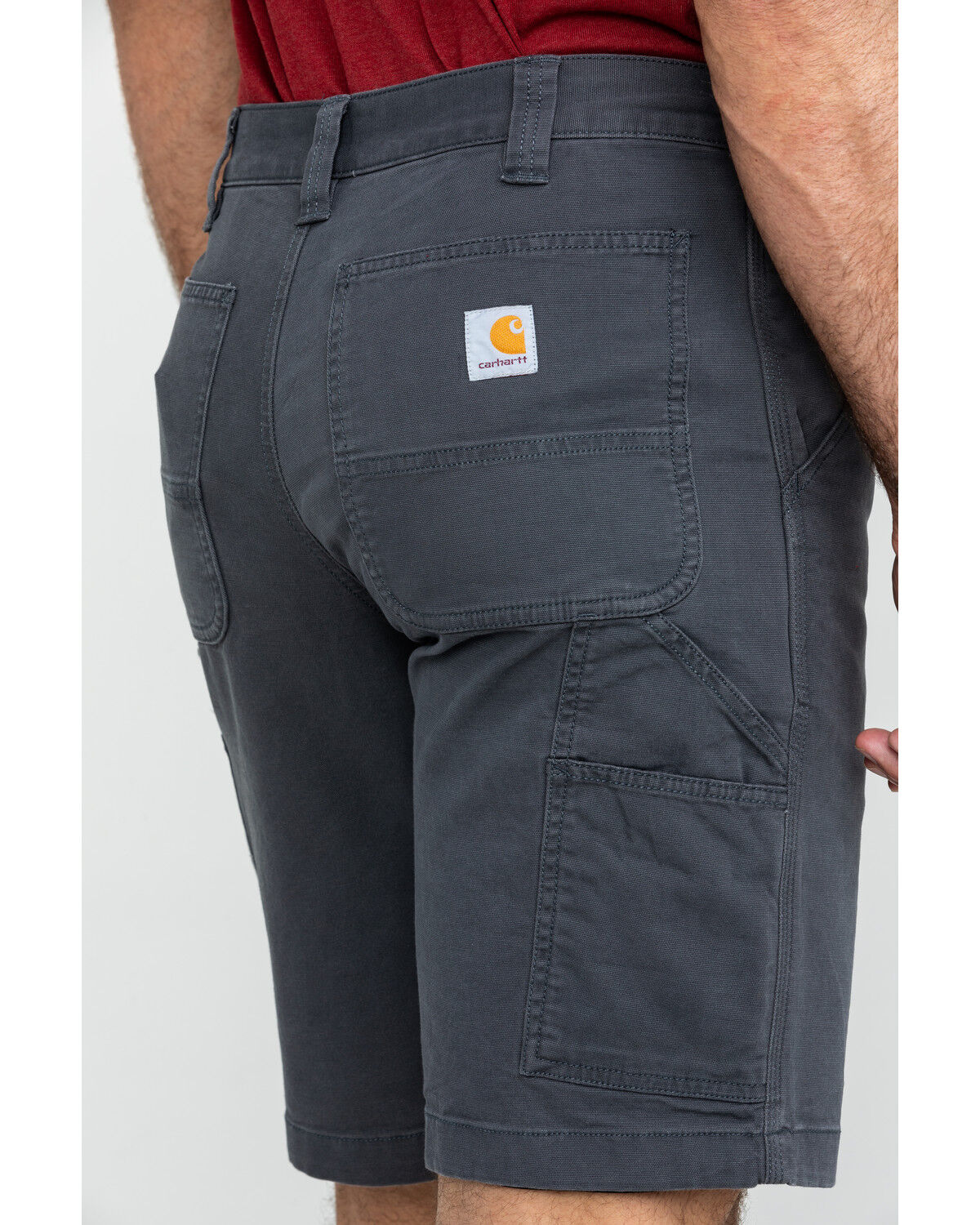 Image #5 - Carhartt Men's 11" Rugged Flex® Dungaree Rigby Work Shorts, Dark Grey, hi-res
