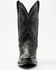 Image #4 - Dan Post Men's Exotic Ostrich Western Boots - Snip Toe, Black, hi-res