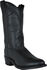 Abilene Boots Men's Black Waxed Cowhide Western Boots - Medium Toe, Black, hi-res