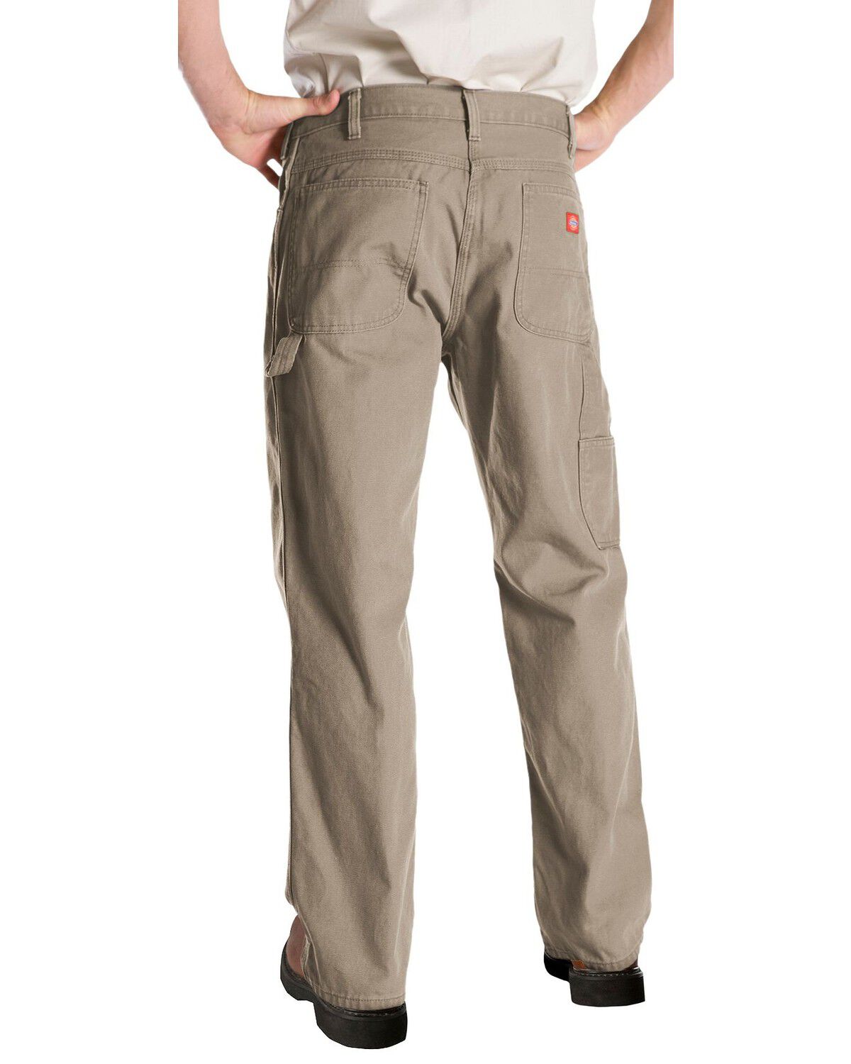 Image #2 - Dickies Rinsed Duck Utility Jeans, Sand, hi-res