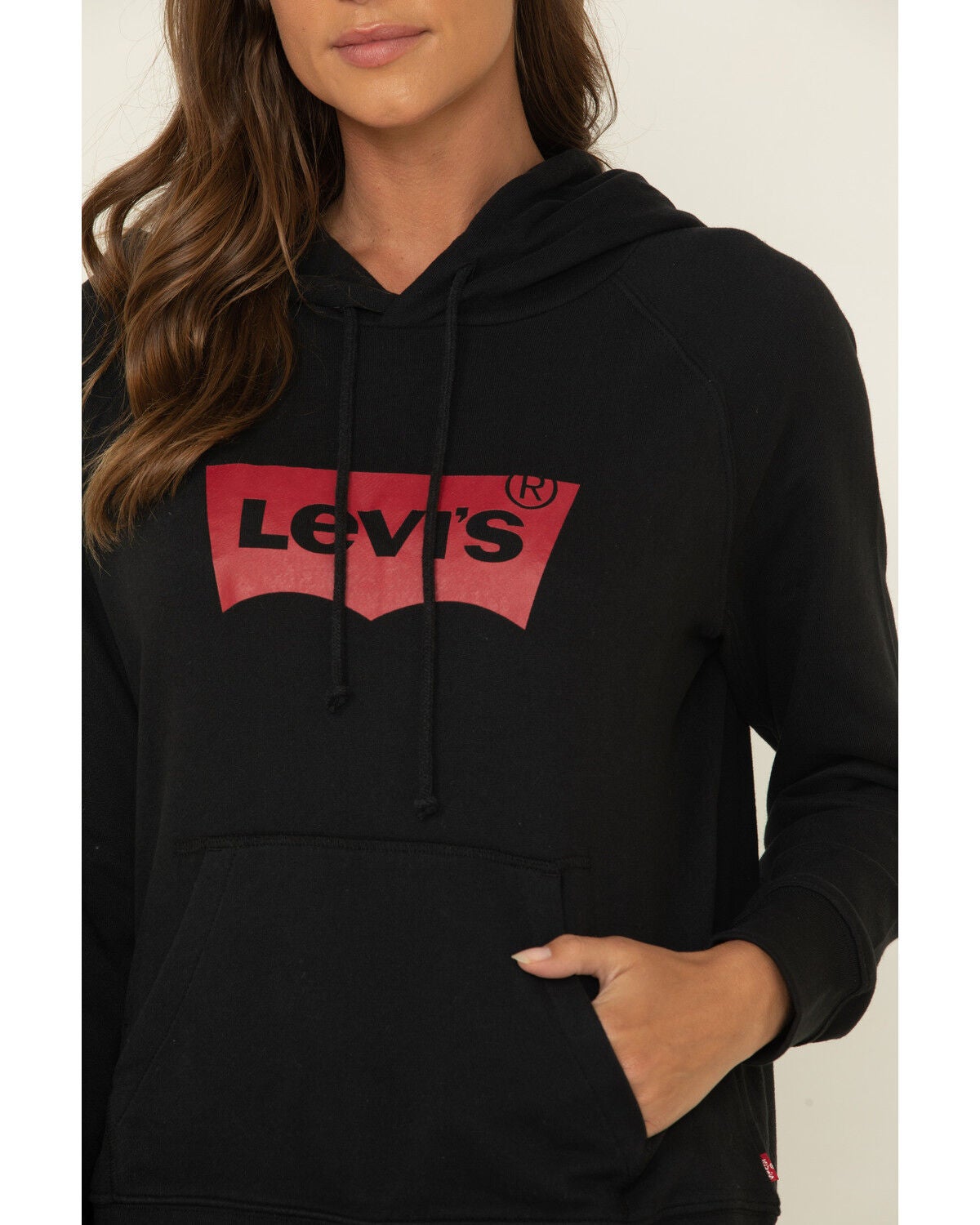 levis black hoodie womens