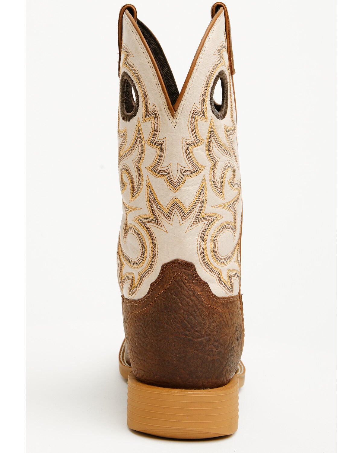 Image #5 - Durango Men's Shyloh Performance Western Boots - Broad Square Toe, Brown, hi-res