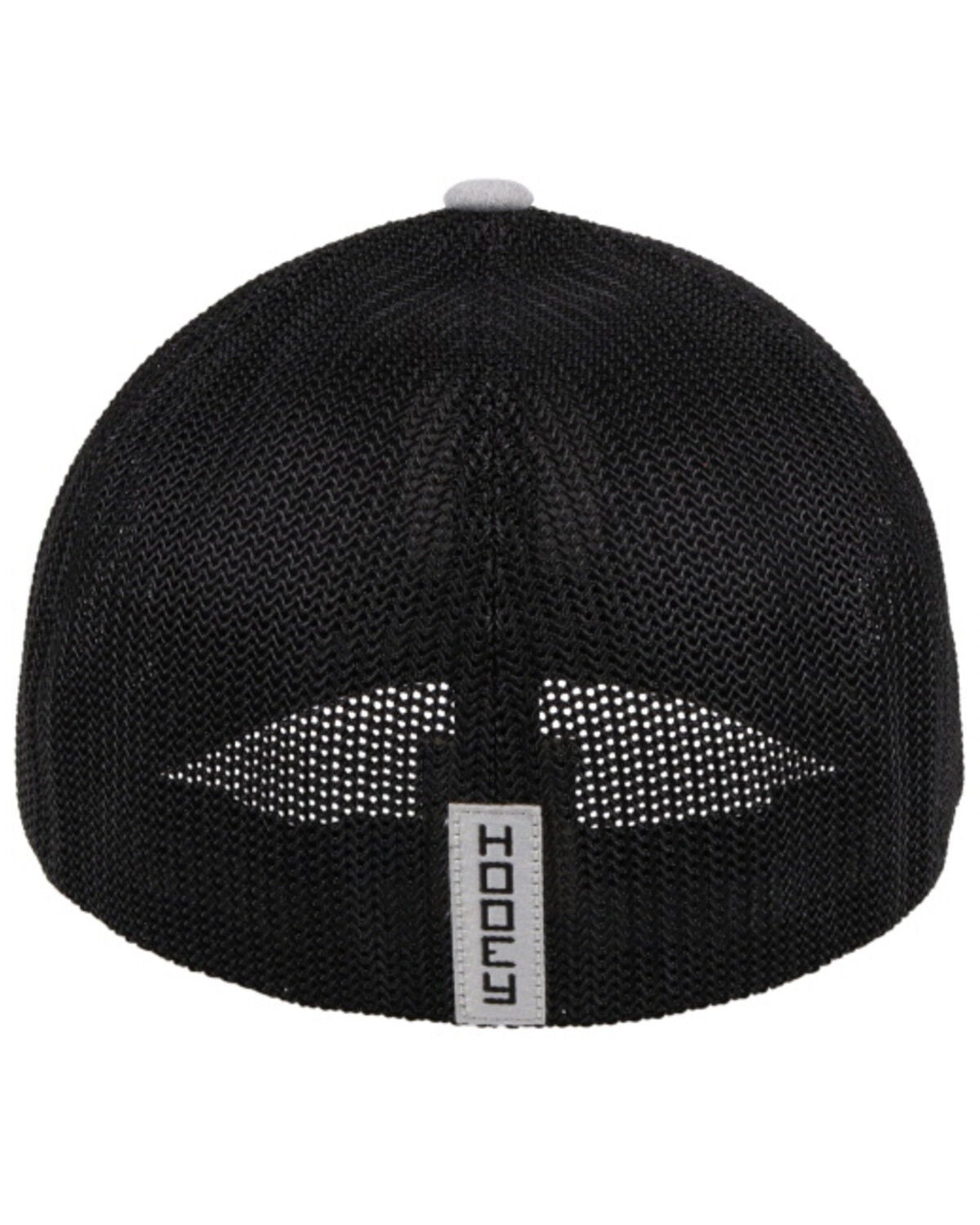 Image #2 - HOOey Boys' Grey Cheyenne Patch Flex Fit Mesh Ball Cap , Grey, hi-res