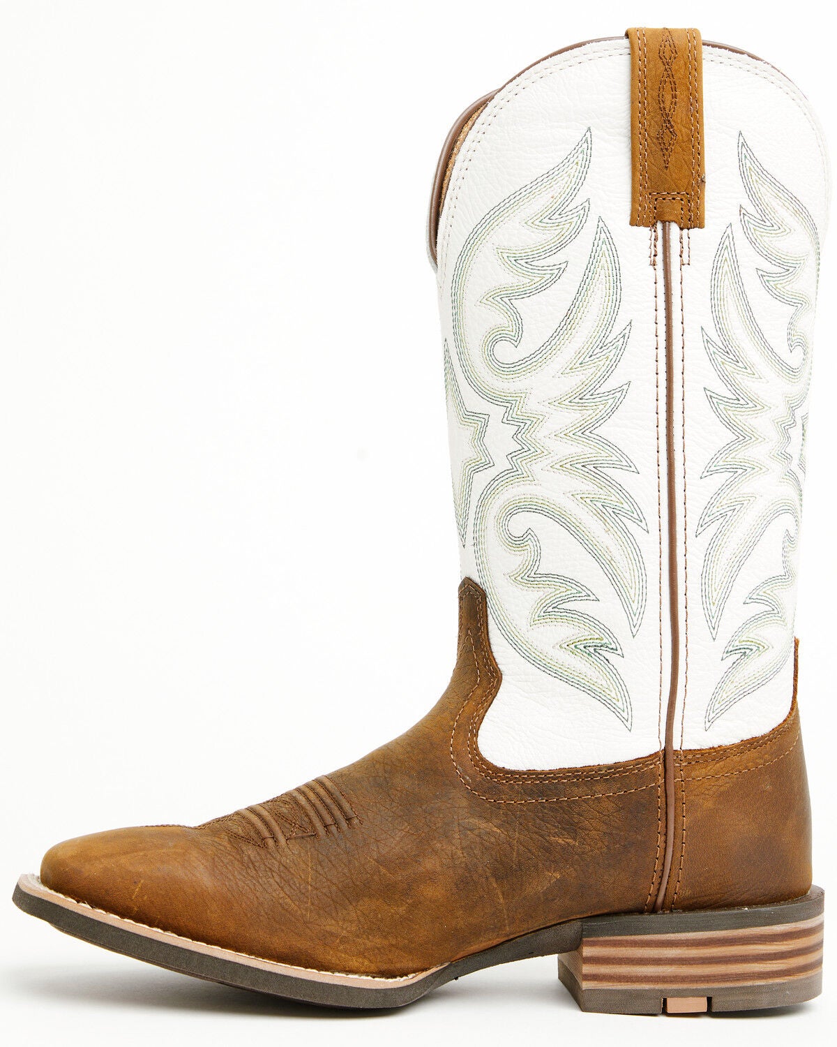 Image #3 - Ariat Men's Ricochet Performance Western Boots - Broad Square Toe, Brown, hi-res
